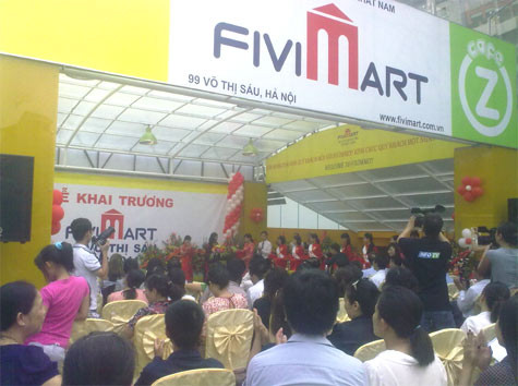 Khai trương siêu thị Fivimart trên đường Võ Thị Sáu. Khai trương siêu thị Fivimart trên đường Võ Thị Sáu.