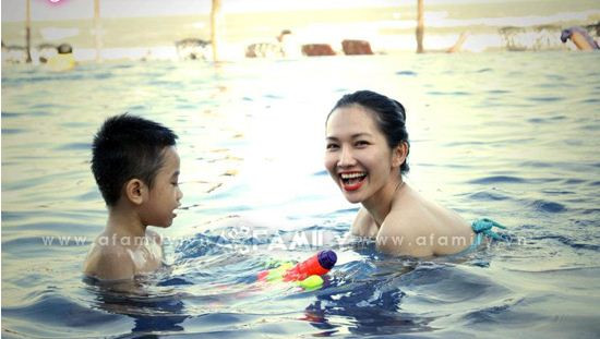 Hai mẹ con đã có rất nhiều kỷ niệm khó quên tại đây.