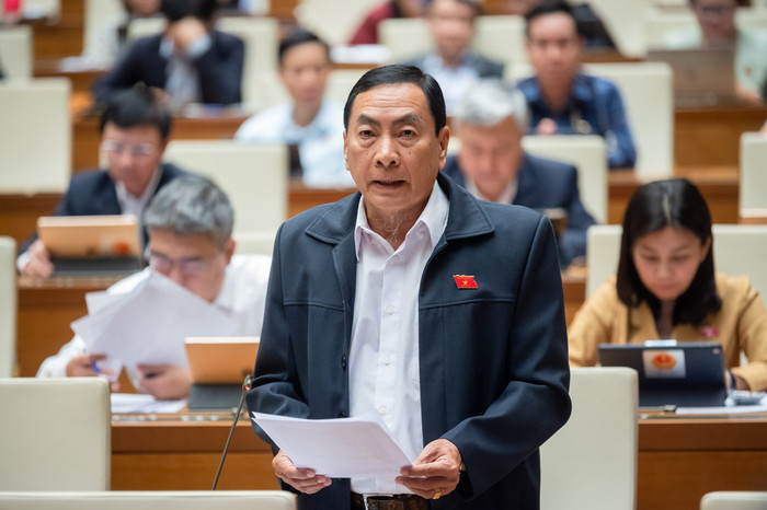 Đại biểu Quốc hội Phạm Văn Hòa - Phó Trưởng đoàn chuyên trách Đoàn đại biểu Quốc hội tỉnh Đồng Tháp, Ủy viên Ủy ban Pháp luật của Quốc hội. Ảnh: quochoi.vn.