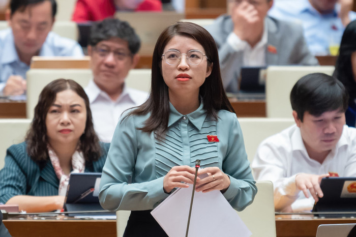 Đại biểu Nguyễn Thị Hà - Đoàn đại biểu Quốc hội tỉnh Bắc Ninh. Ảnh: quochoi.vn.