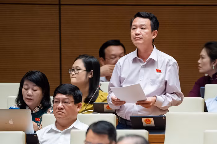 Đại biểu Trần Quang Minh - Đoàn Đại biểu Quốc hội tỉnh Quảng Bình. Ảnh: quochoi.vn.