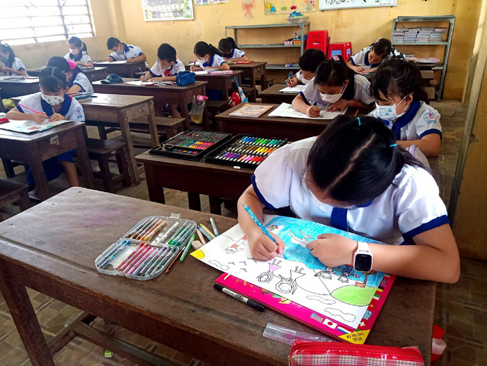 Sau 10 năm thực hiện Nghị quyết 29, ngành giáo dục và đào tạo An Giang đã đạt được một số kết quả nổi bật. Ảnh: Sở GDĐT cung cấp. Sau 10 năm thực hiện Nghị quyết 29, ngành giáo dục và đào tạo An Giang đã đạt được một số kết quả nổi bật. Ảnh: Sở GDĐT cung cấp.