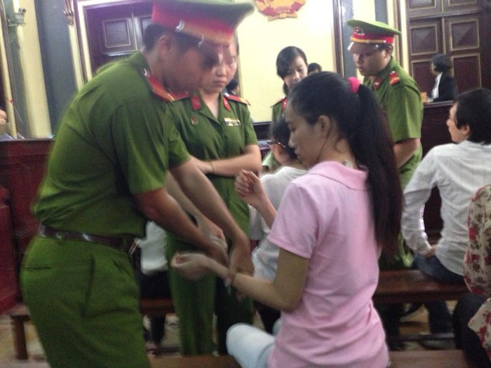 Bị cáo Mỹ Xuân. Ảnh: Dương Cầm Bị cáo Mỹ Xuân. Ảnh: Dương Cầm