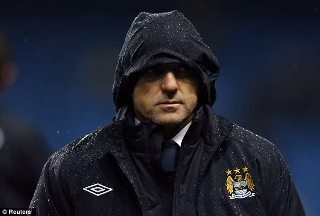 Mancini hết sức thất vọng với màn trình diễn của các học trò.