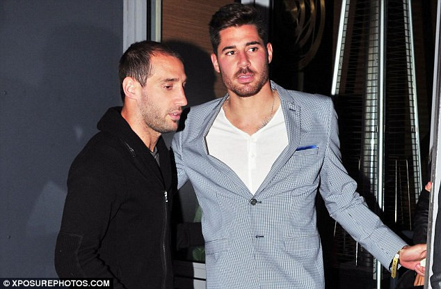 Bộ đôi của Man City, Pablo Zabaleta và Javi Garcia. Bộ đôi của Man City, Pablo Zabaleta và Javi Garcia.