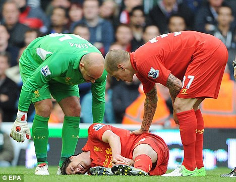 Martin Kelly cũng có thể nghỉ hết năm 2012. Martin Kelly cũng có thể nghỉ hết năm 2012.