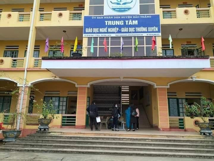 Cơ sở vật chất của trung tâm giáo dục nghề nghiệp - giáo dục thường xuyên huyện Bảo Thắng. (Ảnh: TTCC).
