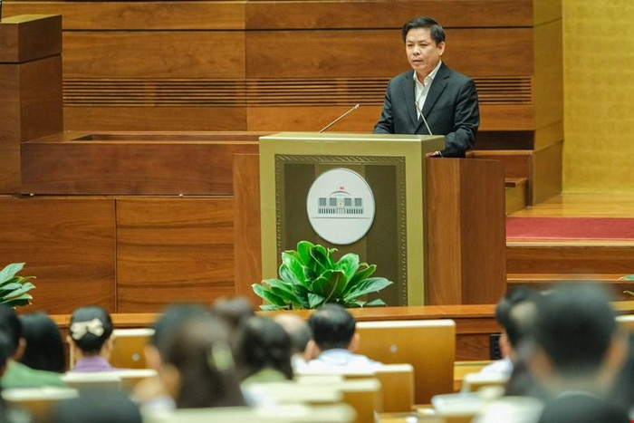 Bộ trưởng Bộ Giao thông vận tải Nguyễn Văn Thể. (Ảnh: quochoi.vn). Bộ trưởng Bộ Giao thông vận tải Nguyễn Văn Thể. (Ảnh: quochoi.vn).