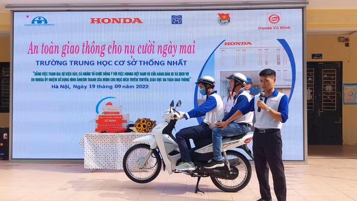 Hoạt cảnh giới thiệu đến học sinh. (Ảnh: NTCC).