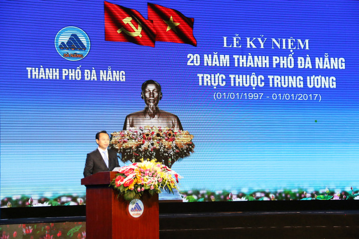 Ông Nguyễn Xuân Anh, Bí thư Thành ủy Đà Nẵng khẳng định sẽ đưa thành phố phát triển nhanh hơn, bền vững hơn. Ảnh: K.H Ông Nguyễn Xuân Anh, Bí thư Thành ủy Đà Nẵng khẳng định sẽ đưa thành phố phát triển nhanh hơn, bền vững hơn. Ảnh: K.H