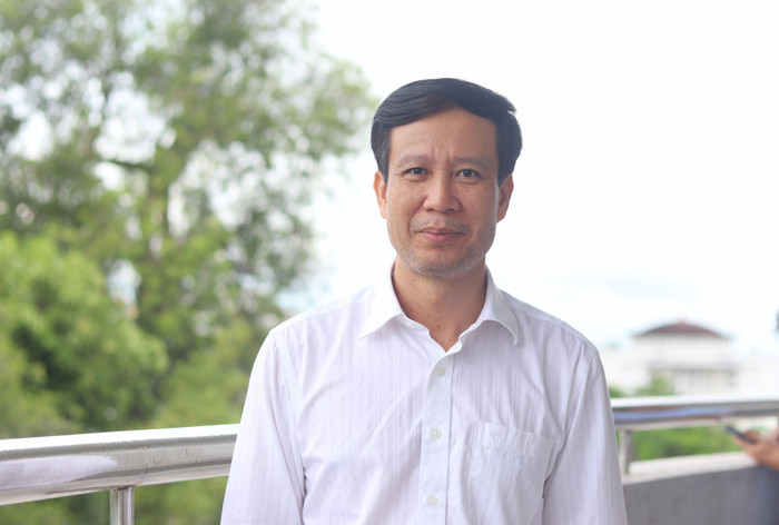 Giáo sư Lê Anh Tuấn – Chủ tịch Hội đồng trường, Trường Đại học Bách khoa Hà Nội (ảnh: Ngân Chi)