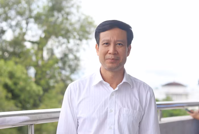 Giáo sư Lê Anh Tuấn – Chủ tịch Hội đồng trường, Trường Đại học Bách khoa Hà Nội (ảnh: Ngân Chi)