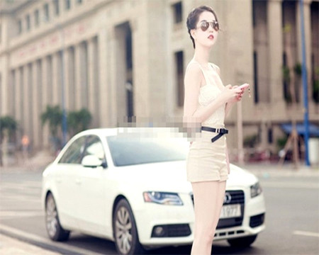 Chiếc Audi cũ gần 2 tỷ của Ngọc Trinh Chiếc Audi cũ gần 2 tỷ của Ngọc Trinh