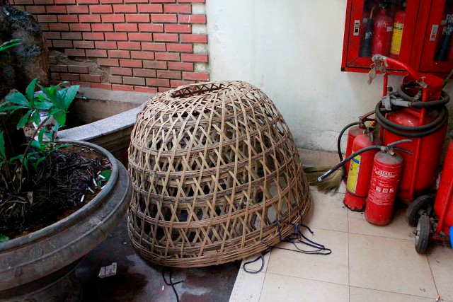 Lồng gà để giữ các gà chọi Lồng gà để giữ các gà chọi