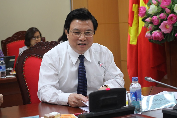 Nói về kỳ thi trung học phổ thông quốc gia 2018 với những tiêu cực, hạn chế đã xảy ra tại Hà Giang, Sơn La, Hòa Bình, Thứ trưởng Nguyễn Hữu Độ cho rằng, với quy chế như hiện nay, nếu mỗi cá nhân thành viên tham gia chính thức của cụm thi, điểm thi và Hội đồng thi làm hết trách nhiệm thì chắc không có chuyện gì xảy ra (Ảnh: Thùy Linh)