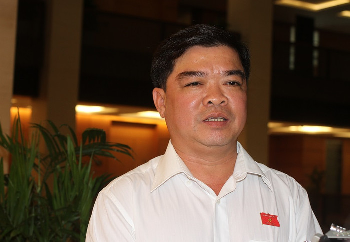 Theo đại biểu Nguyễn Thanh Hải – đoàn Tiền Giang, nhu cầu tuyển dụng giáo viên ở mỗi cấp học của từng địa phương là khác nhau chứ không thể tuyển dụng cào bằng về số lượng như các ngành khác.(Ảnh: Thùy Linh)