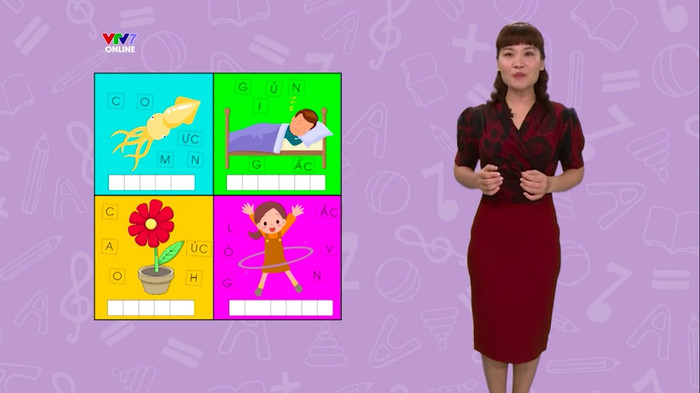 Chương trình "Dạy học Tiếng Việt lớp 1" được phát sóng từ 9h hàng ngày trên VTV7, bắt đầu từ ngày 25/4/2020 (Ảnh chụp màn hình) Chương trình "Dạy học Tiếng Việt lớp 1" được phát sóng từ 9h hàng ngày trên VTV7, bắt đầu từ ngày 25/4/2020 (Ảnh chụp màn hình)