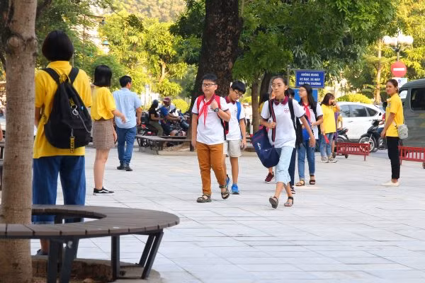 Trường Trung học cơ sở Ngoại ngữ tuyển sinh 100 chỉ tiêu vào lớp 6 (Ảnh website nhà trường)