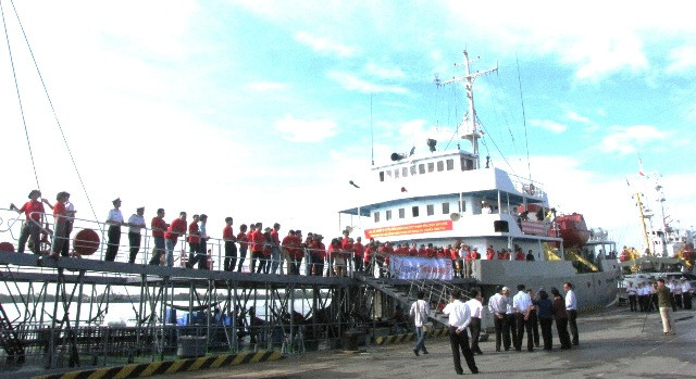 Một trong số những chuyến ra Trường Sa (Ảnh: TCT)