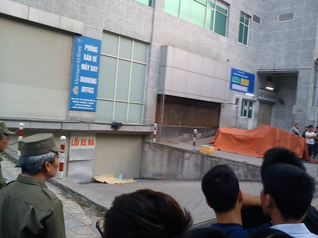 Hiện trường vụ việc chiều muộn 14/4