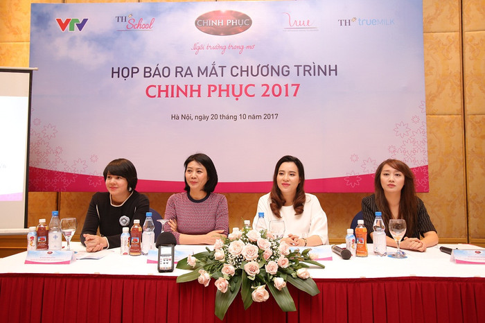 Ngày 20/10, Đài truyền hình Việt Nam cùng Tập đoàn TH đã tổ chức họp báo ra mắt chương trình Chinh phục 2017. Ngày 20/10, Đài truyền hình Việt Nam cùng Tập đoàn TH đã tổ chức họp báo ra mắt chương trình Chinh phục 2017.