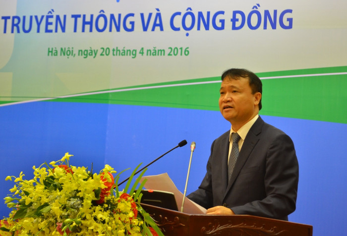 Thứ trưởng Bộ Công thương Đỗ Thắng Hải phát biểu tại diễn đàn - Ảnh H.Lực