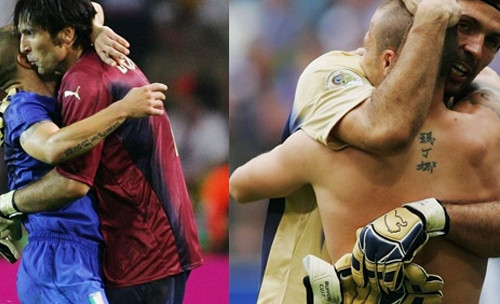 - Anh chàng điển trai Buffon khiến NHM không ít lần phải đặt câu hỏi bởi có quá nhiều tình cảm nồng nàn với đồng nghiệp, từ Canavaro… - Anh chàng điển trai Buffon khiến NHM không ít lần phải đặt câu hỏi bởi có quá nhiều tình cảm nồng nàn với đồng nghiệp, từ Canavaro…