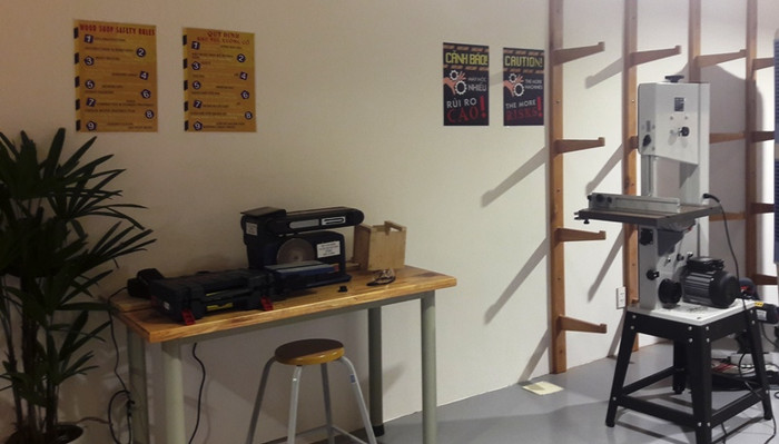 Một góc của Không gian sáng chế. Một góc của Không gian sáng chế.