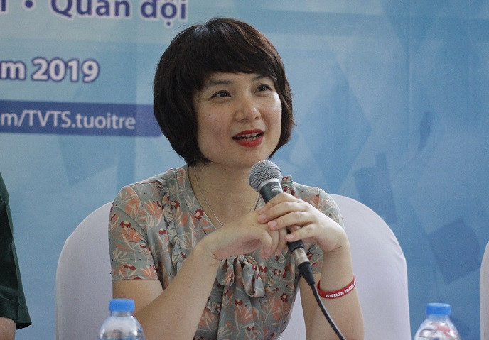 Tiến sĩ Phạm Thu Hương, Phó hiệu trưởng Trường Đại học Ngoại thương dự kiến không chỉ Trường Đại học Ngoại thương mà tất cả các trường đại học khác cũng sẽ nhích lên một chút.(Ảnh: Thùy Linh) Tiến sĩ Phạm Thu Hương, Phó hiệu trưởng Trường Đại học Ngoại thương dự kiến không chỉ Trường Đại học Ngoại thương mà tất cả các trường đại học khác cũng sẽ nhích lên một chút.(Ảnh: Thùy Linh)