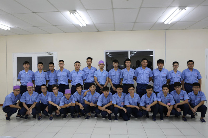 Sinh viên học lớp “chuẩn Nhật” của Đại học Công nghệ Giao thông vận tải (Ảnh: Nhà trường cung cấp) Sinh viên học lớp “chuẩn Nhật” của Đại học Công nghệ Giao thông vận tải (Ảnh: Nhà trường cung cấp)