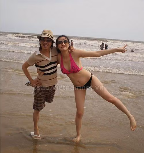 Sau những ngày làm việc căng thẳng, Trang Nhung thường xuyên đi tắm biển để giải toả stress.