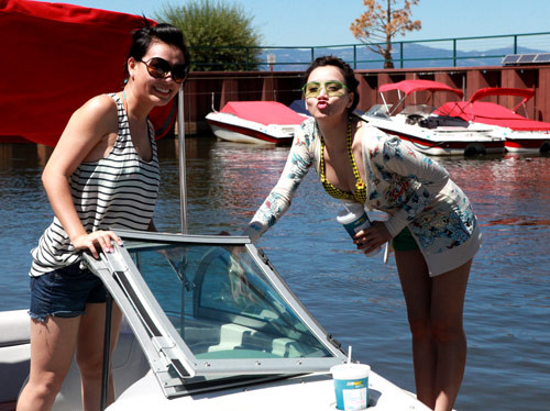 Trang Nhung chia sẻ, hơn 2 tuần ở Mỹ cô có nhiều kỷ niệm thú vị cùng bạn bè. (theo ngoisao)