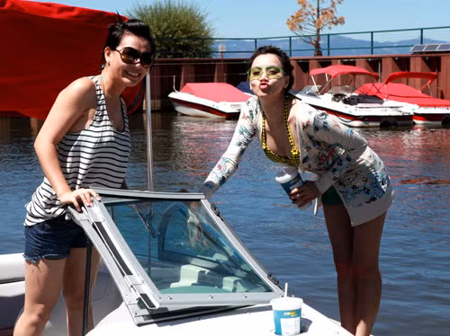 Trang Nhung chia sẻ, hơn 2 tuần ở Mỹ cô có nhiều kỷ niệm thú vị cùng bạn bè. (theo ngoisao)