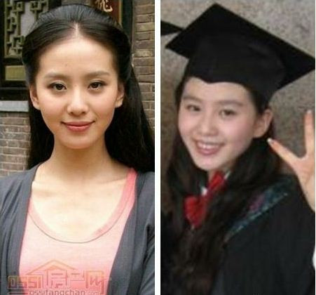 Lưu Thi Thi xinh đẹp trong trang phục ngày tốt nghiệp