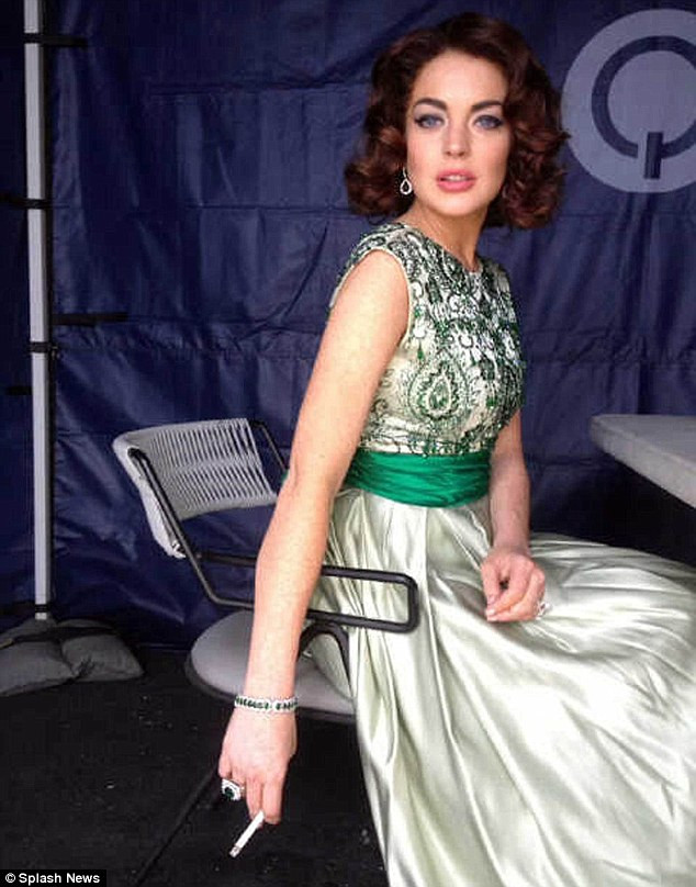 Vẻ đẹp phảng phất Elizabeth của Lohan. Vẻ đẹp phảng phất Elizabeth của Lohan.