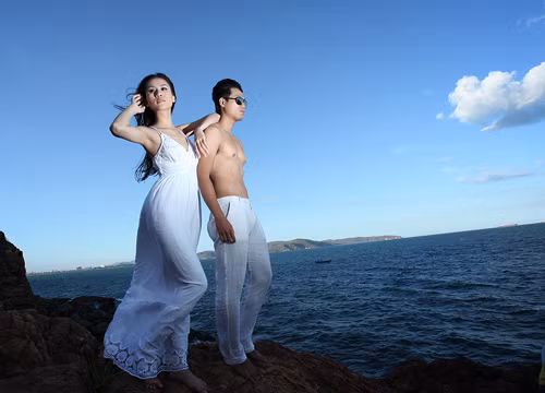 Tạm xa cái nóng oi bức của Sài Gòn, hôm qua, Thái Hà đã có những phút lãng mạn, bay bổng nơi thiên đường du lịch của miền đất võ vào tháng 7/2010.