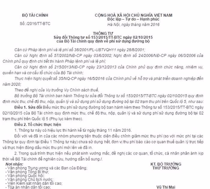 Dự thảo thông tư được đăng tải công khai lấy ý kiến trên website của Bộ Tài Chính - ảnh chụp màn hình.