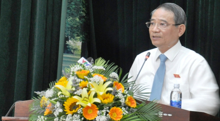 Bí thư Thành ủy Đà Nẵng Trương Quang Nghĩa cho rằng, việc khởi tố hai cựu Chủ tịch thành phố là chuyện không vui vẻ gì. Ảnh: AN Bí thư Thành ủy Đà Nẵng Trương Quang Nghĩa cho rằng, việc khởi tố hai cựu Chủ tịch thành phố là chuyện không vui vẻ gì. Ảnh: AN