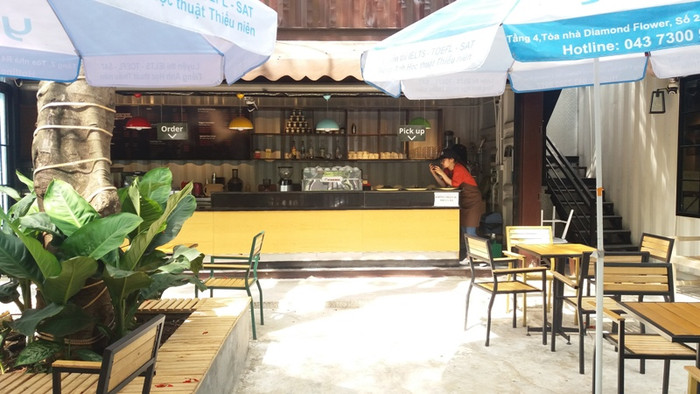 Việc sử dụng khuôn viên trường học để kinh doanh của Hệ thống giáo dục Trường Ngôi Sao Hà Nội tiềm ẩn nguy cơ mất an ninh trong môi trường giáo dục. Ảnh Linh Chi.