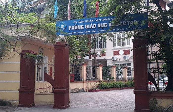 Phòng Giáo dục và Đào tạo quận Thanh Xuân, Hà Nội. Ảnh Mai Hồ. Phòng Giáo dục và Đào tạo quận Thanh Xuân, Hà Nội. Ảnh Mai Hồ.