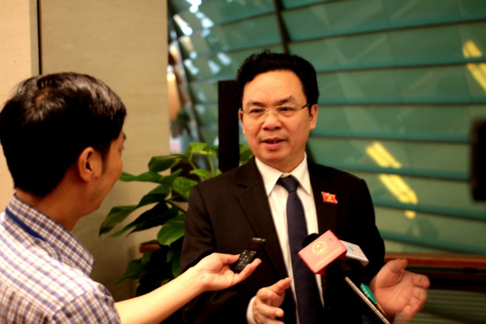 Đại biểu Quốc hội Hoàng Văn Cường (ảnh Trinh Phúc).