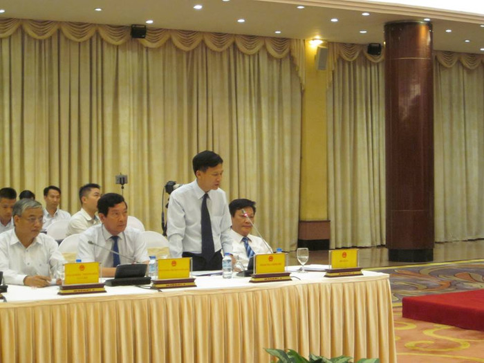 Ông Bùi Ngọc Lam - Phó Tổng Thanh tra Chính phủ trả lời báo chí (ảnh Trinh Phúc). Ông Bùi Ngọc Lam - Phó Tổng Thanh tra Chính phủ trả lời báo chí (ảnh Trinh Phúc).