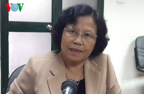 Bà Nguyễn Thị Hiền, Hiệu trưởng Trường Đoàn Thị Điểm (ảnh báo vov.vn).