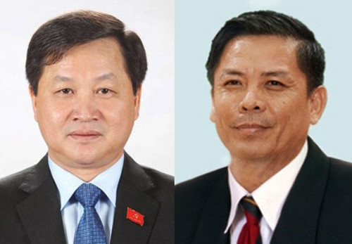 Từ trái qua: Ông Lê Minh Khái và ông Nguyễn Văn Thể (ảnh NLD). Từ trái qua: Ông Lê Minh Khái và ông Nguyễn Văn Thể (ảnh NLD).