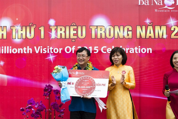 Khu du lịch Bà Nà Hills đón du khách thứ 1 triệu ảnh 2