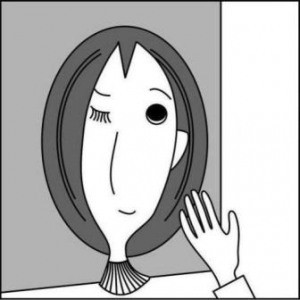 Gương mặt một cô gái hay một con cá ? Gương mặt một cô gái hay một con cá ?