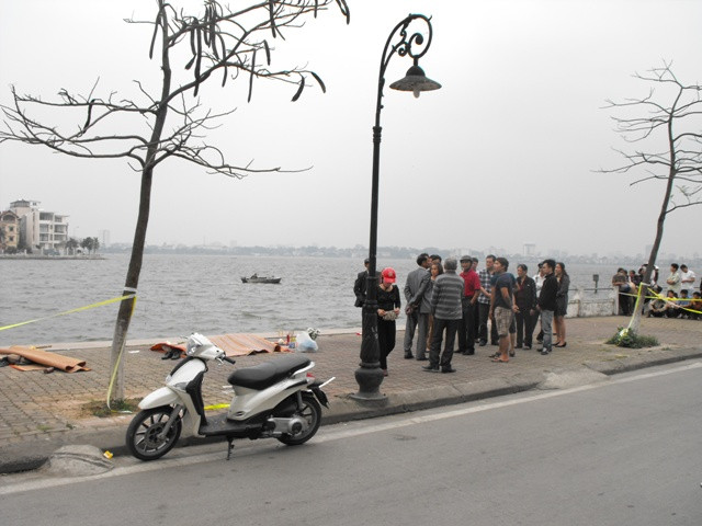 Khu vực hồ phát hiện xác chết Khu vực hồ phát hiện xác chết