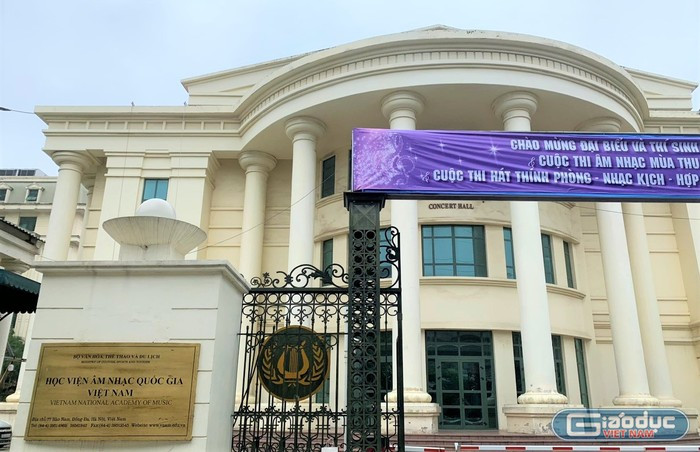 Học viện Âm nhạc Quốc gia Việt Nam sắp tới sẽ phải rà soát quy trình đào tạo theo yêu cầu của Bộ Văn hóa, Thể thao và Du lịch. Ảnh: Phạm Thi gdvn-hv-am-nhac-quoc-gia-7179.jpg