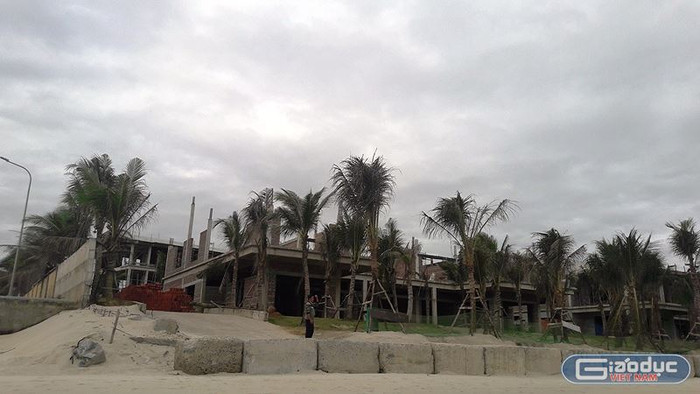 Một công trình xây dựng không phép ở Đà Nẵng. Ảnh: TT Một công trình xây dựng không phép ở Đà Nẵng. Ảnh: TT