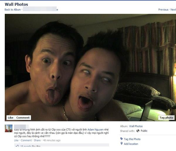 Với những người chưa tin Cao Thái Sơn là người đồng tính thì Adam đã hạ gục họ bằng bức ảnh khá nhạy cảm khi cả hai trong tình trạng nude và có những hành động thân mật. Với những người chưa tin Cao Thái Sơn là người đồng tính thì Adam đã hạ gục họ bằng bức ảnh khá nhạy cảm khi cả hai trong tình trạng nude và có những hành động thân mật.